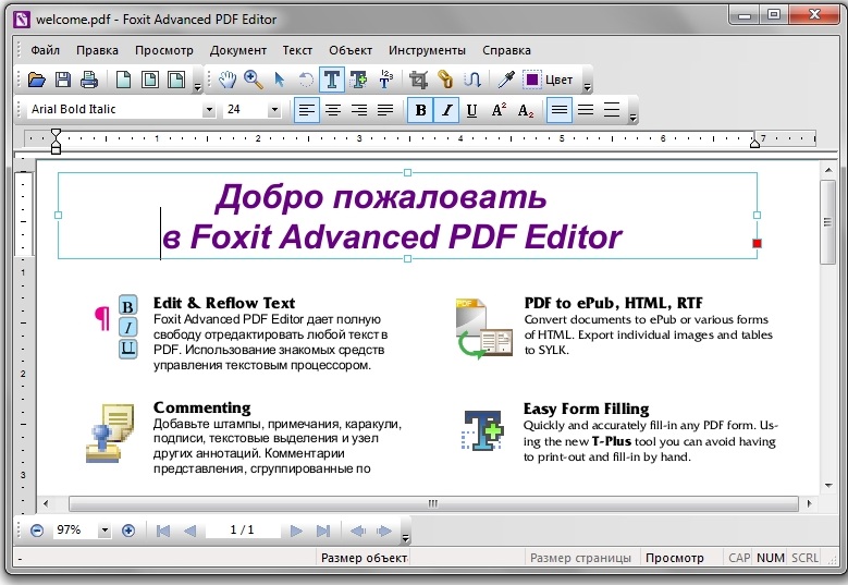 Foxit advanced editor