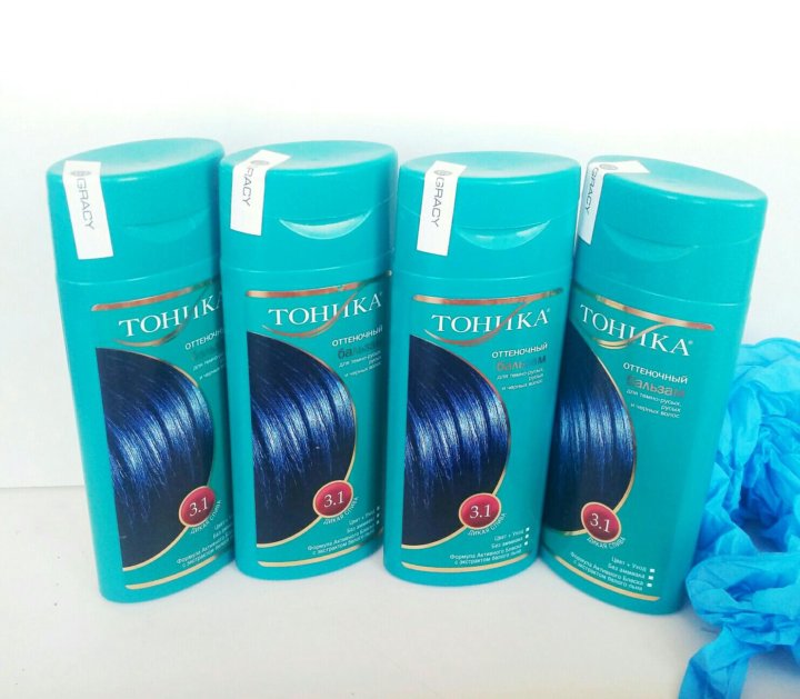 Как сделать синий тоник для волос