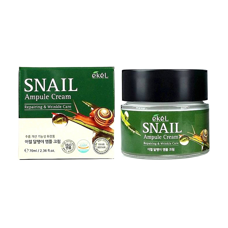 Ekel с улиткой. Ekel Snail 70мл. Ампульный крем для лица с муцином улитки - Ekel Snail Ampoule Cream 70ml. Ампульный крем муцин улитки Snail ampule Cream, 70 мл. Крем для лица 70 мл с муцином улитки Ekel.