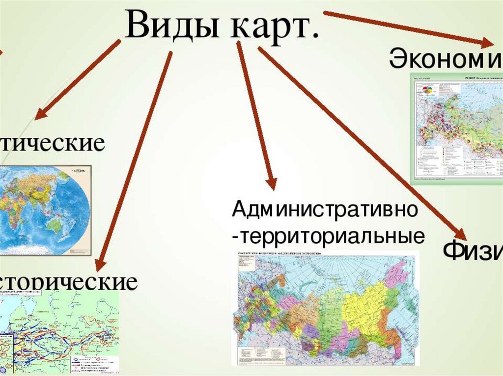 Какая информация представлена картой