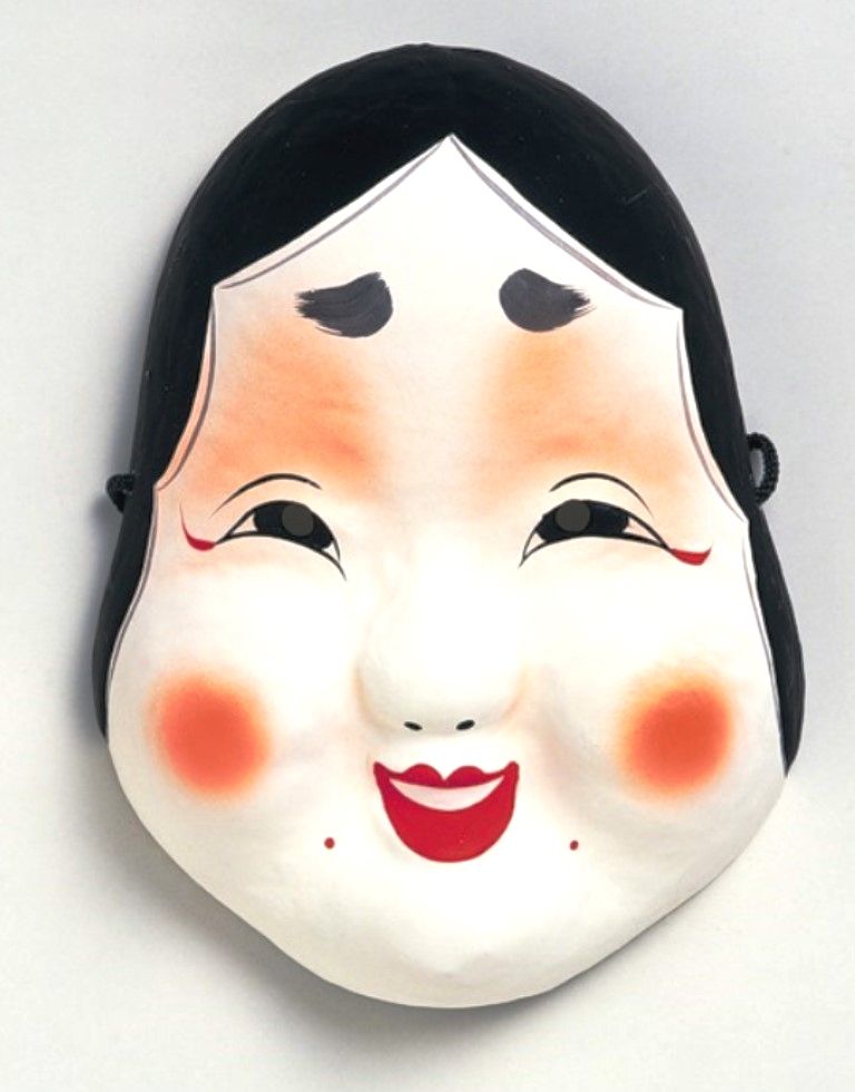 Почему нара в маске. Японская маска Отафуку. Китайцы в масках. Китаянка в маске. Японские национальные маски.