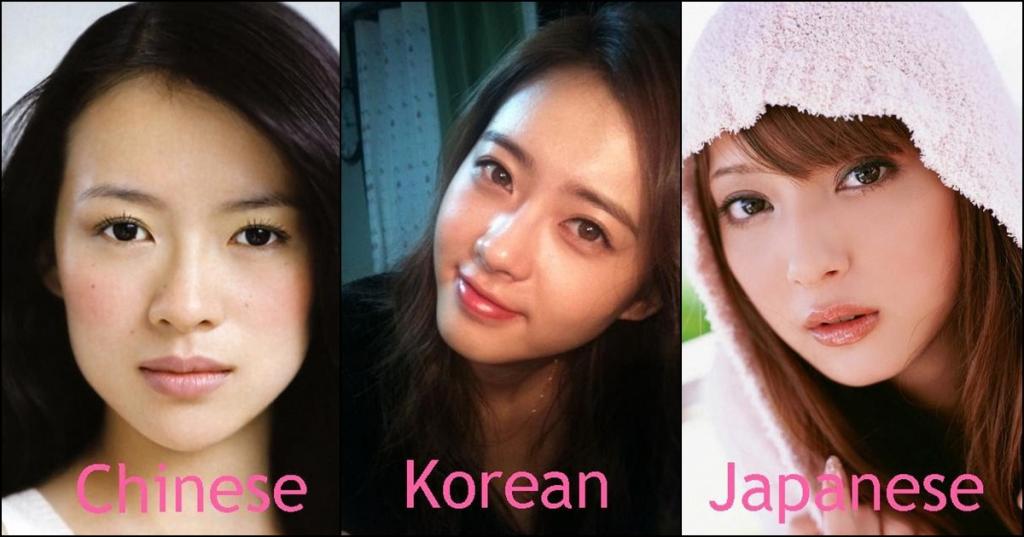 Японцы китайцы и корейцы фото отличия