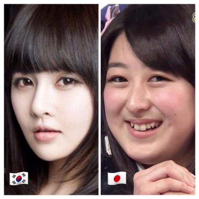 Корейцы и японцы различия во внешности фото