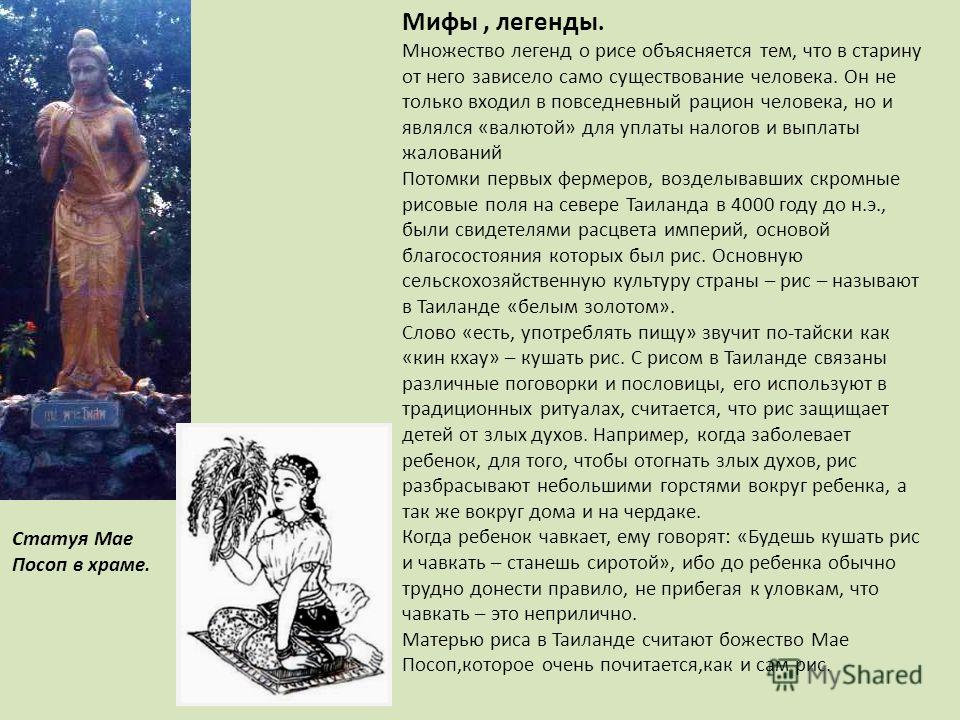 Передача легенды и мифы на рен. Мифы и легенды. Легенды о рисе.