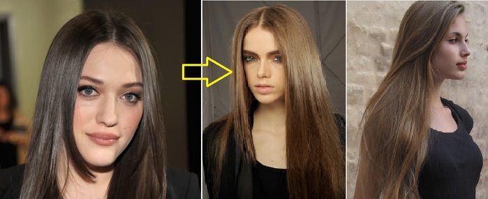 Осветление русых волос на 2 тона фото до и после