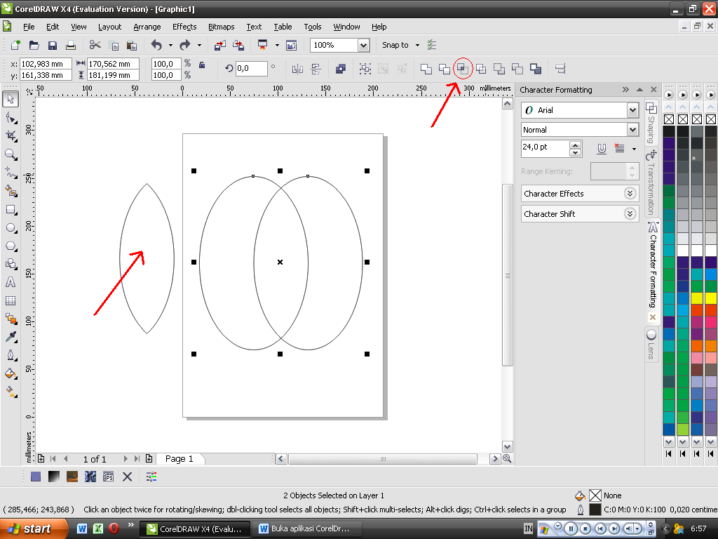 Coreldraw обрезать изображение по контуру