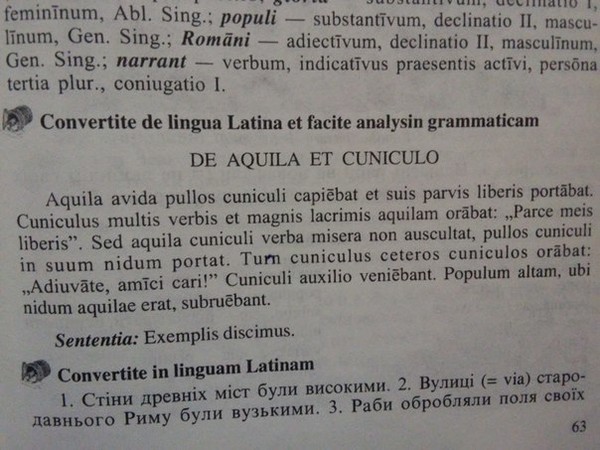 Прими перевод с латинского