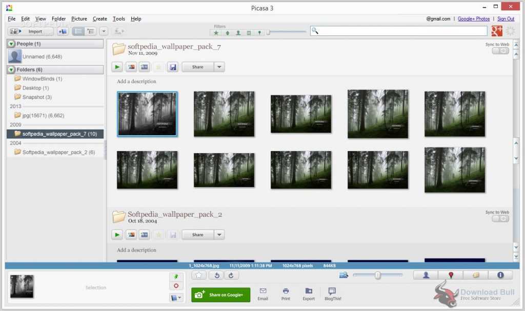 Picasa google com программы для просмотра изображений