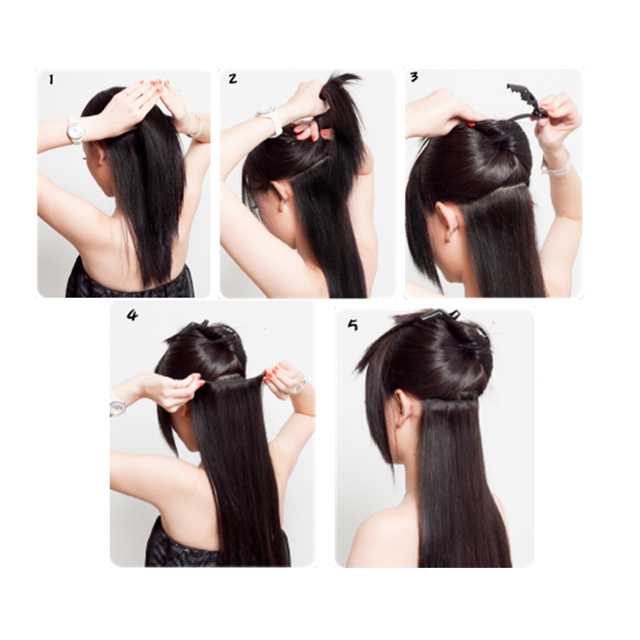 Как прицепить волосы из эйвона