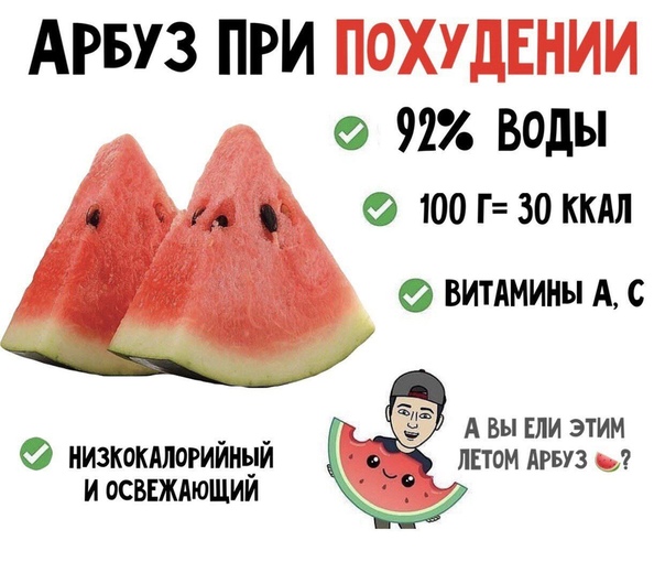 Схема кормления арбуза