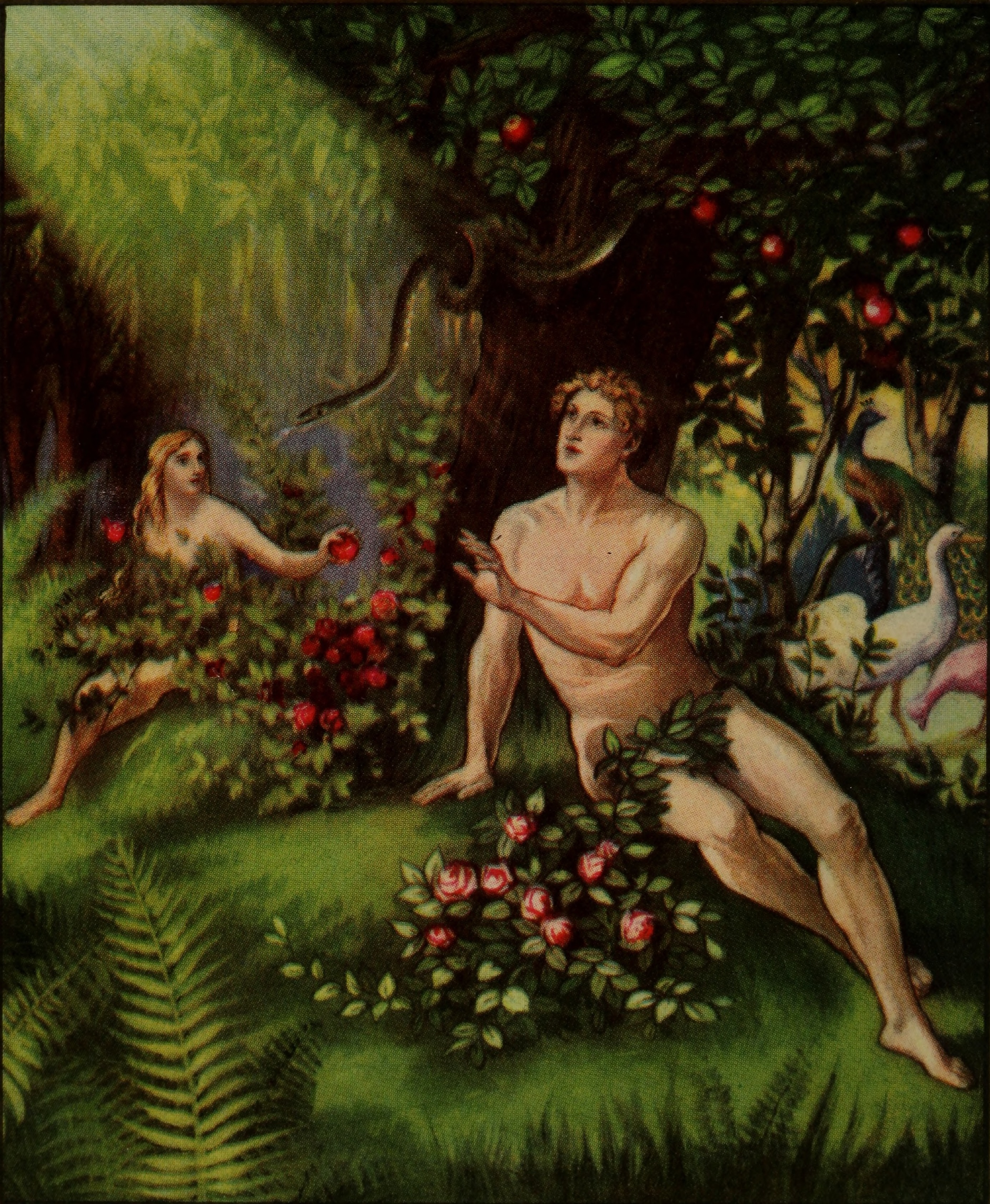 Адам ева и змей