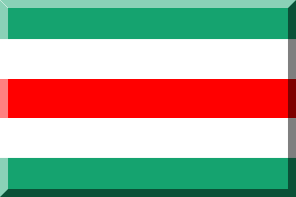 Флаг красный белый зеленый горизонтальные полосы с рисунком какая страна